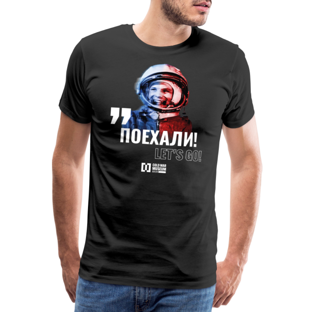 Gagarin Männer Premium T-Shirt - black