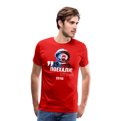 Gagarin Männer Premium T-Shirt - red