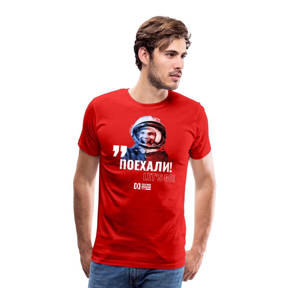 Gagarin Männer Premium T-Shirt - red