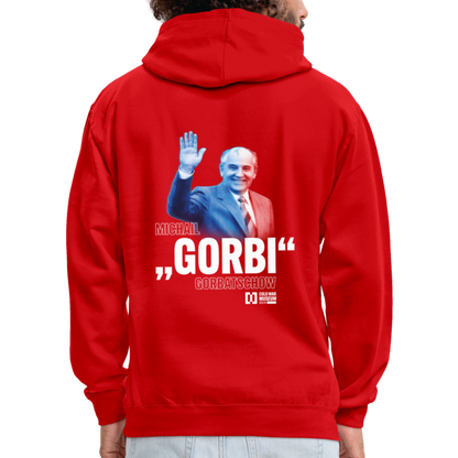 Gorbatschow - Contrast Color Hoodie - red/white