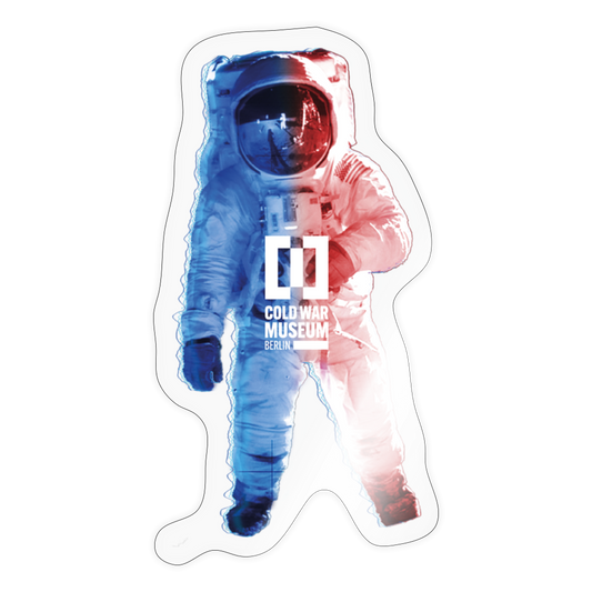 Space Man - Sticker - transparent glossy
