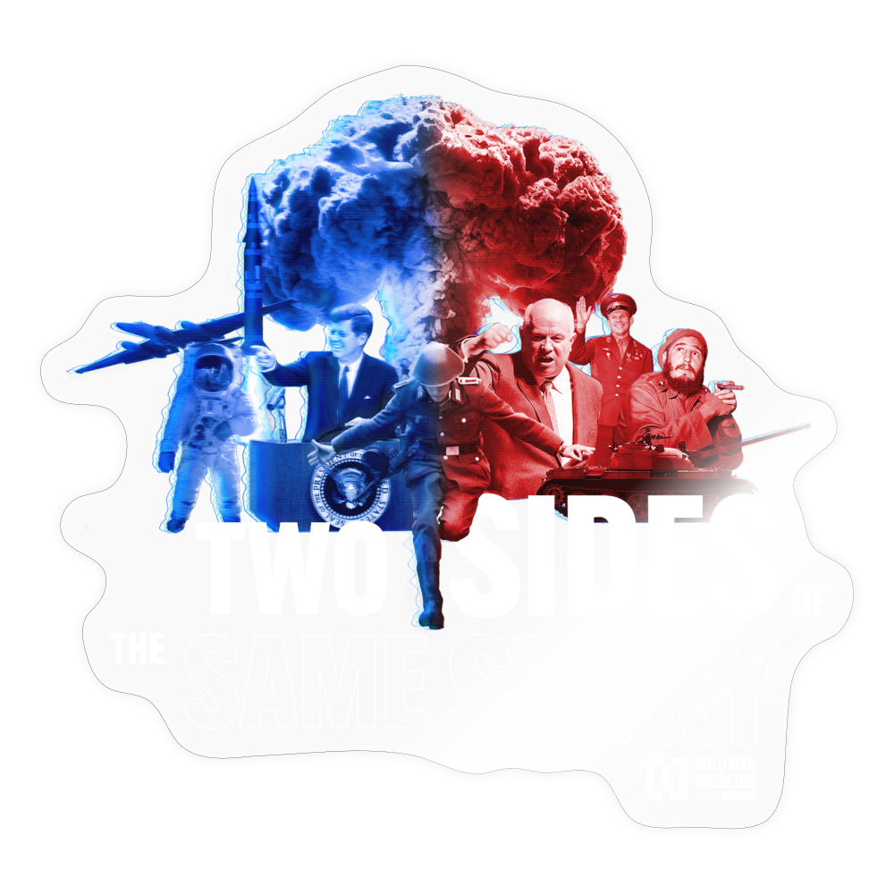 Two sides of the same Story - Sticker - transparent glossy