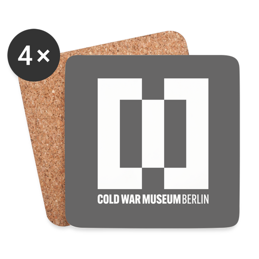 CWM Logo - Coasters (set of 4) - white