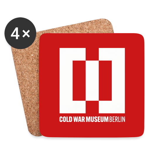 CWM Logo - Coasters (set of 4) - white