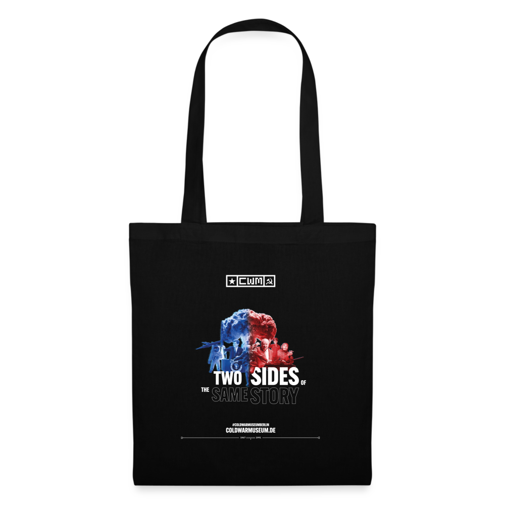 Two sides of the same Story - Tote Bag - black
