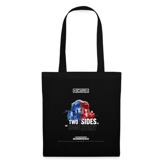 Two sides of the same Story - Tote Bag - black
