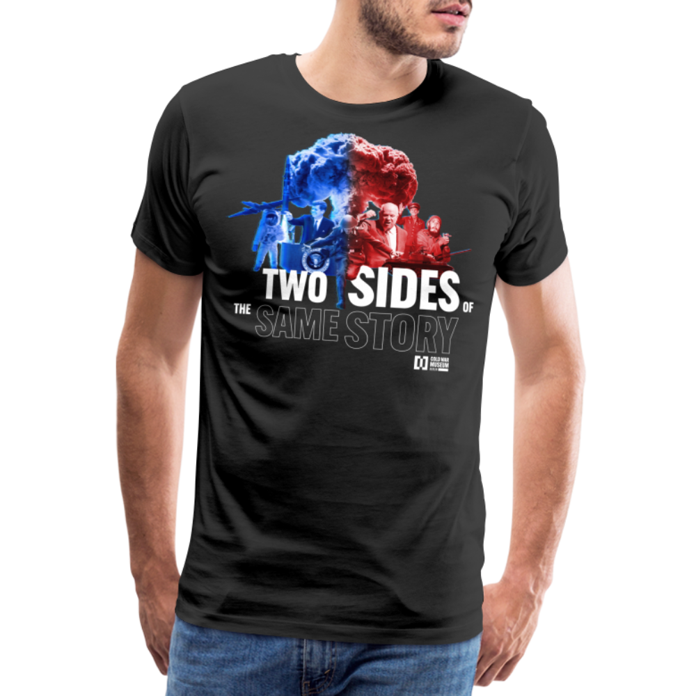 Two sides of the same Story - Men’s Premium T-Shirt - black