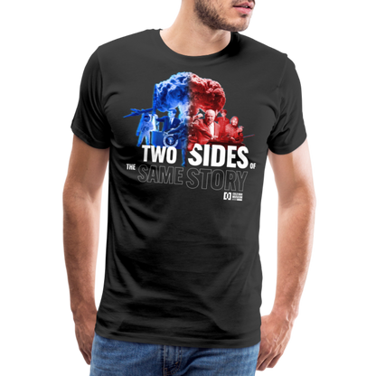 Two sides of the same Story - Men’s Premium T-Shirt - black