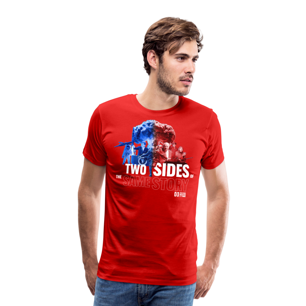 Two sides of the same Story - Men’s Premium T-Shirt - red
