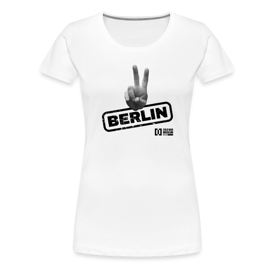 Peace Berlin Frauen Premium T-Shirt Weiß - white