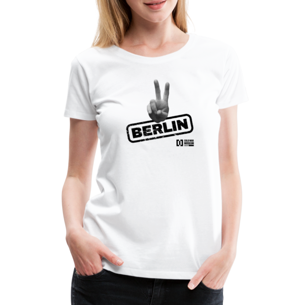 Peace Berlin Frauen Premium T-Shirt Weiß - white