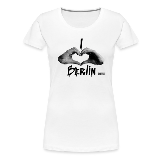 I love Berlin Frauen Premium T-Shirt Weiß - white