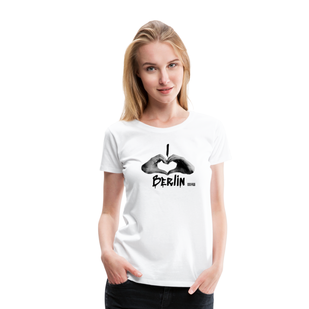 I love Berlin Frauen Premium T-Shirt Weiß - white