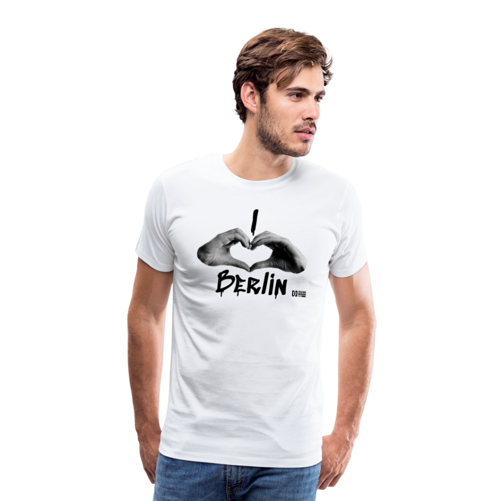 I love Berlin Männer Premium T-Shirt Weiß - white