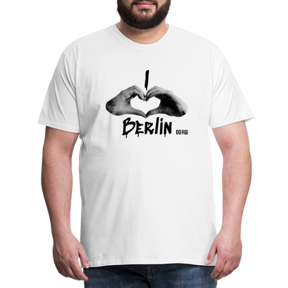 I love Berlin Männer Premium T-Shirt Weiß - white
