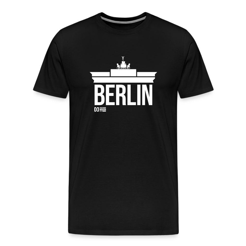 Brandenburger Tor Männer Premium T-Shirt Schwarz - black