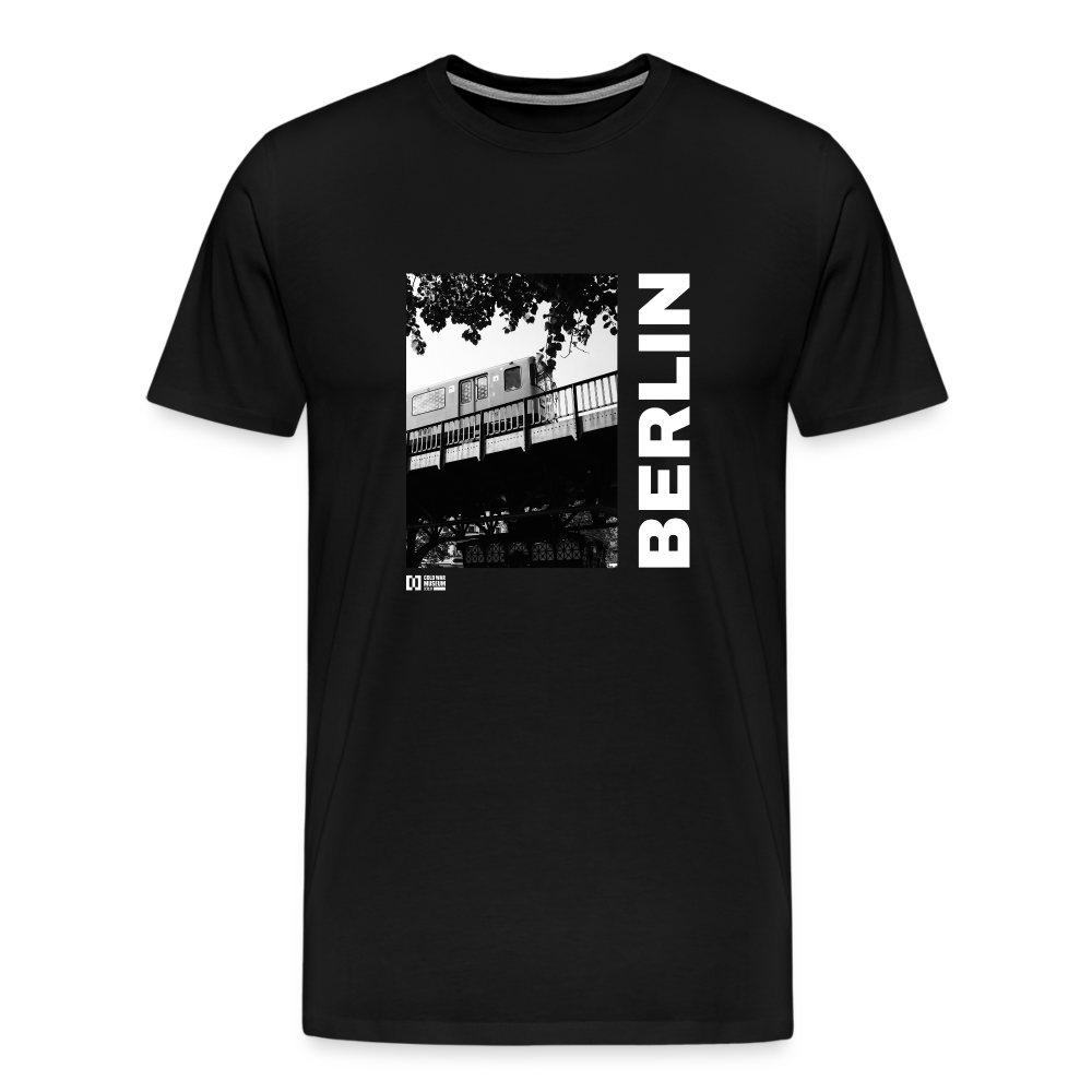 Berliner U-Bahn Männer Premium T-Shirt Schwarz - black