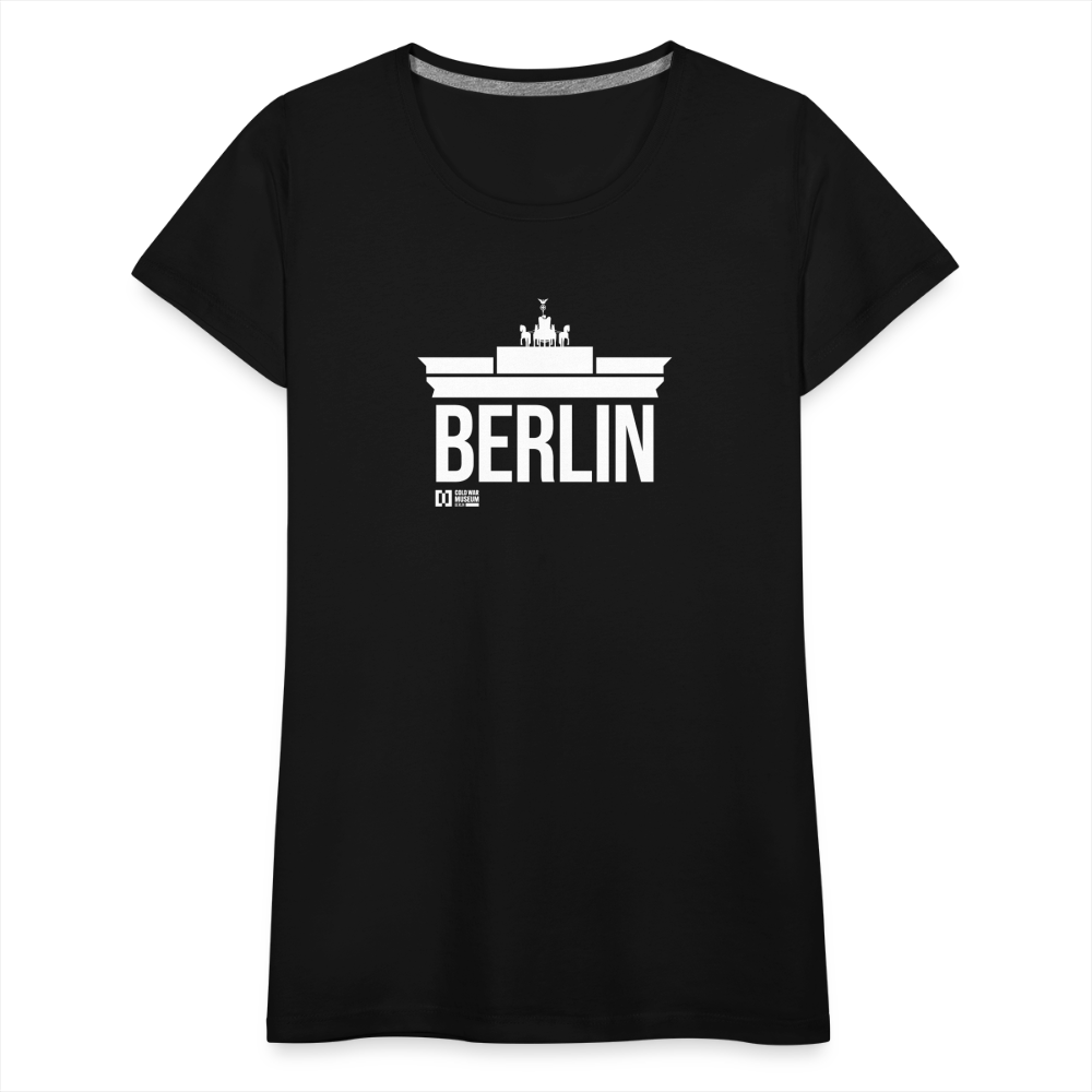 Brandenburger Tor Frauen Premium T-Shirt Schwarz - black