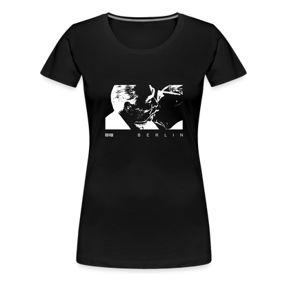 The Kiss Berlin Frauen Premium T-Shirt Schwarz - black