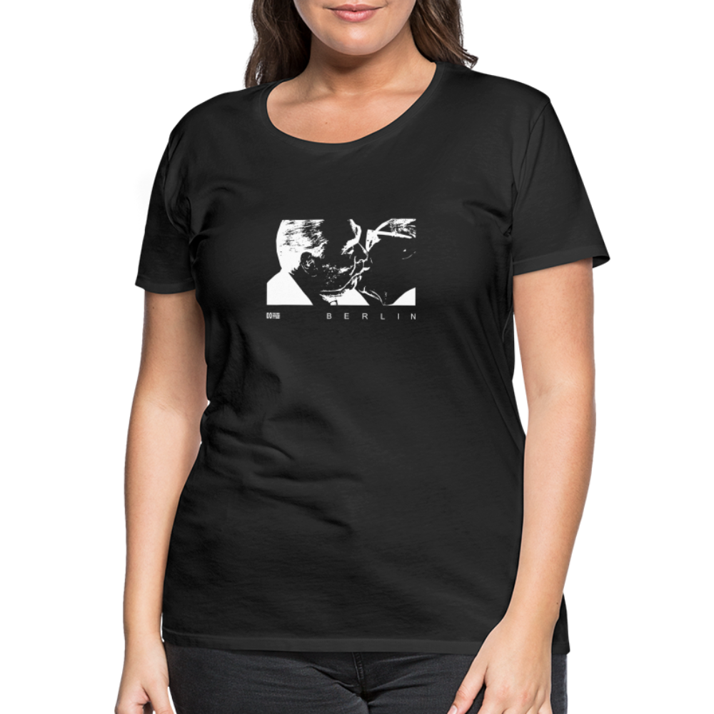 The Kiss Berlin Frauen Premium T-Shirt Schwarz - black