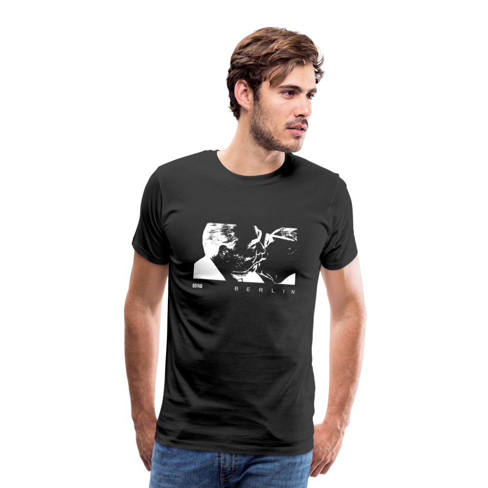 The Kiss Berlin Männer Premium T-Shirt Schwarz - black