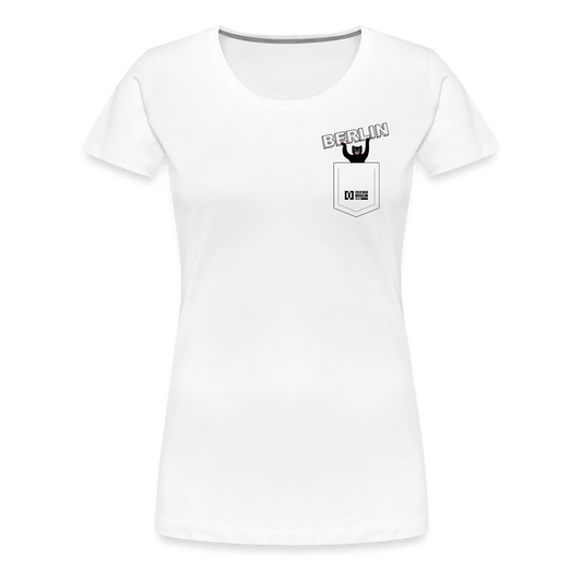 Berlin Bär Frauen Premium T-Shirt Weiß - white