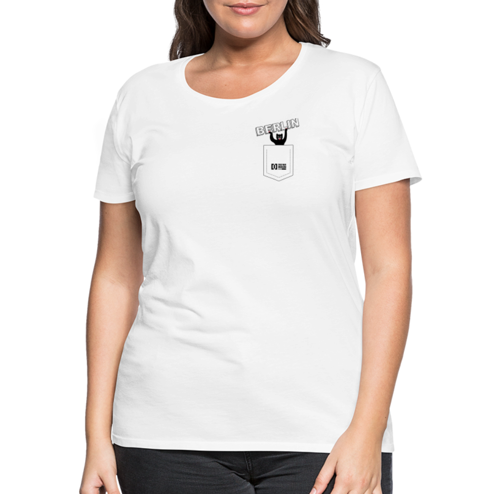 Berlin Bär Frauen Premium T-Shirt Weiß - white