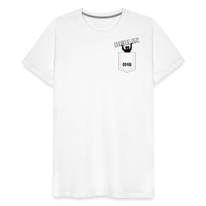Berlin Bär Männer Premium T-Shirt Weiß - white