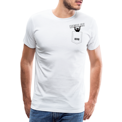 Berlin Bär Männer Premium T-Shirt Weiß - white