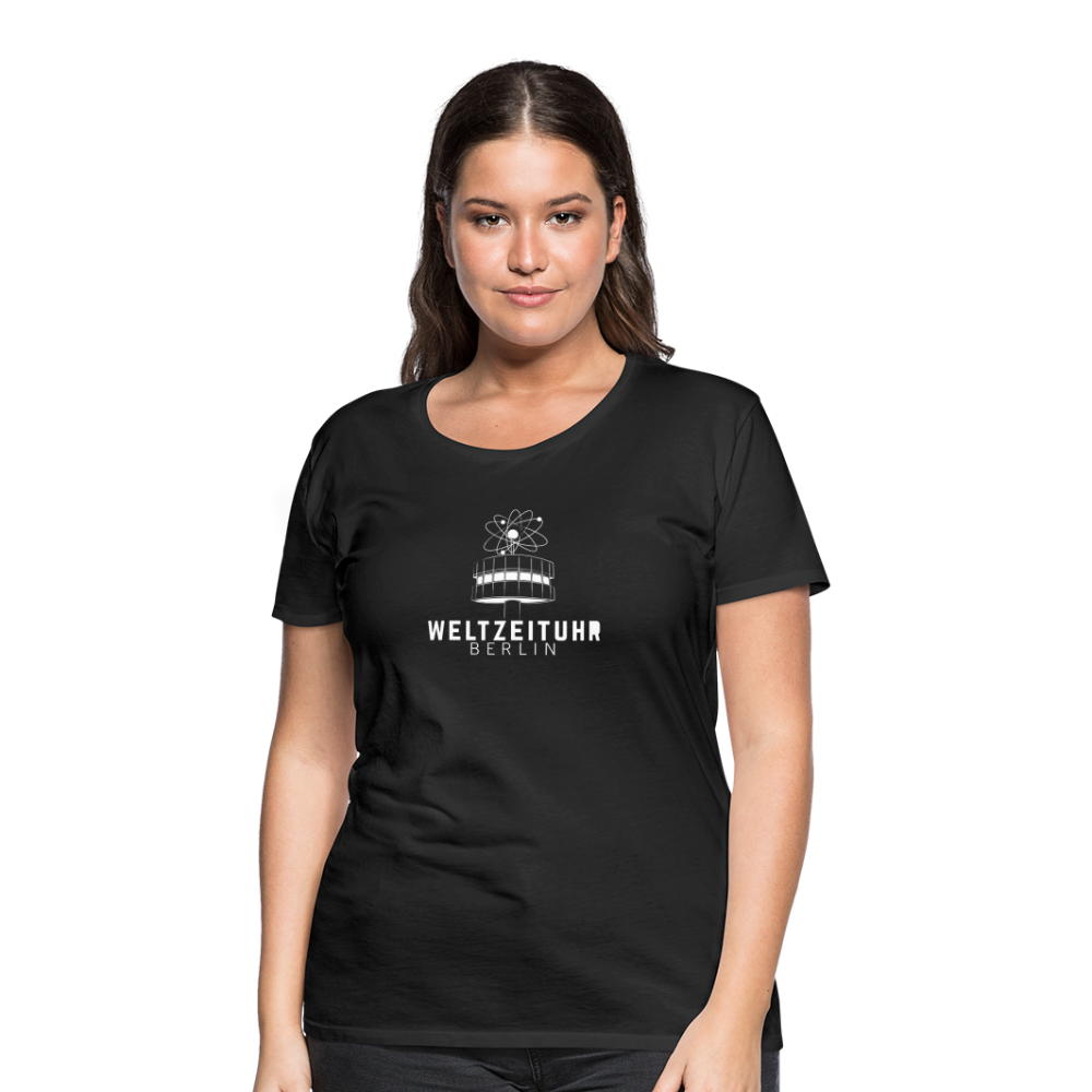 WELTZEITUHR Premium T-Shirt Woman Schwarz - black